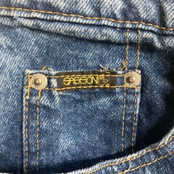 SASSON Modern Basics Women’s Distressed Relaxed Fit Jeans Size 12 Blue Mom style - Picture 6 of 7